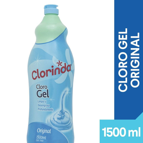 Cloro En Gel Clorinda Original 1500 Ml