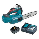 Motosierra Inalámbrica Bl 18v 250mm 10'' Makita Duc254rt Color Turquesa