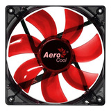 Fan Para Gabinete Lightning Vermelho 140mm Aerocool