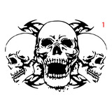 Sticker Calcomania Calaveras Skull M07 Auto Camioneta Suv