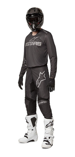 Equipo Conjunto Motocross Alpinestars Fluid Graphite Avant