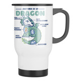 Taza Mug Termica Anatomia De Un Dragon Personalizable