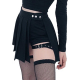 Falda Short Ligero Pierna Otaku Kawaii Blackpink Dark +envio