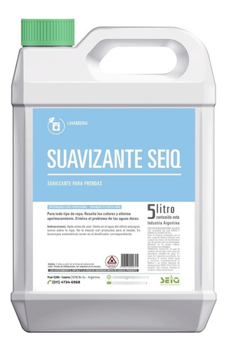 Suavizante Seiq Suavizante Para Ropa 5l