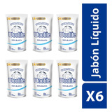 Combo Woolite Jabon Liquido Extra Blanco 900ml X6 Unidades