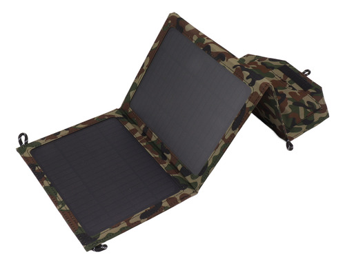 Panel Solar Plegable Dual Usb Ligero De 30 W Portátil