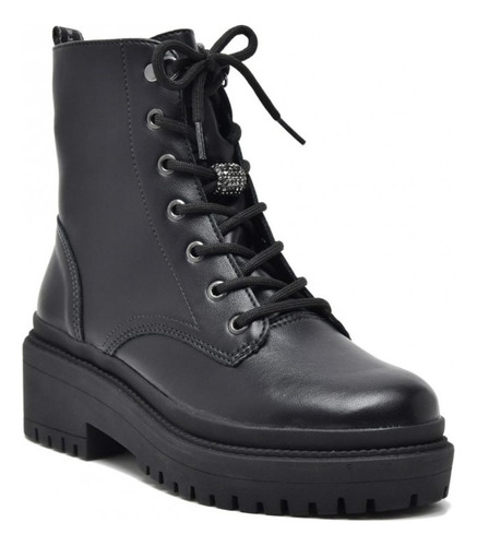 Bota Coturno Feminino Via Marte Tratorado Brilhante 005-001