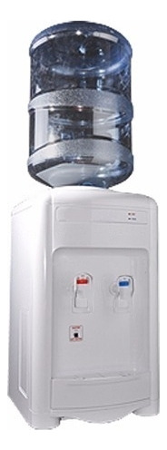 Dispenser De Agua Dis-tec Frío/calor Para Usar Con Bidones Sobremesada 20l Blanco 220v