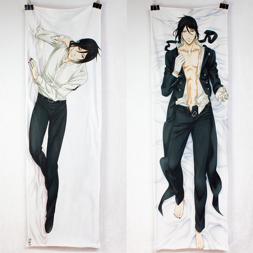 Kuroshitsuji Dakimakura Almohada Relleno Sebastian Ciel