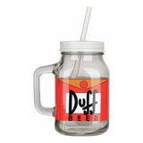 Tarro Jar Los Simpsons Homero Duff Vaso Termo Tipo Starbucks