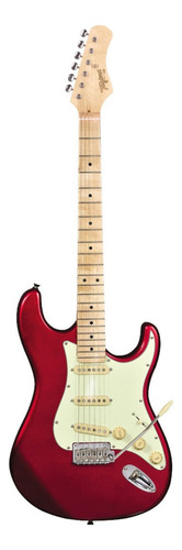 Guitarra Elétrica Tagima Classic Series T-635 Classic De  Amieiro Metallic Red Com Diapasão De Bordo