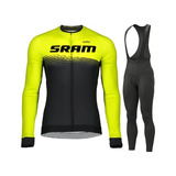 Uniforme Ciclismo Largo Badana 9d Gel Bicicletas Ruta Ruta