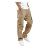Pantalones Cargo Para Hombre Pantalones Multibolsillos