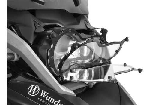 Wunderlich Protector Faro Abatible Clear Negro Bmw 1200 1250