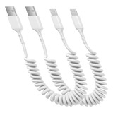 [certificado Mfi De Apple] Cable Lightning En Espiral Para C