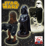 Combo 3 Soportes Star Wars 3d Darth Vader Stormt Chewbacca