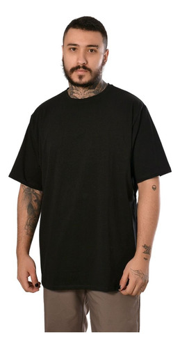 Camiseta Básica Hombre En Tela Fría Molde Oversize