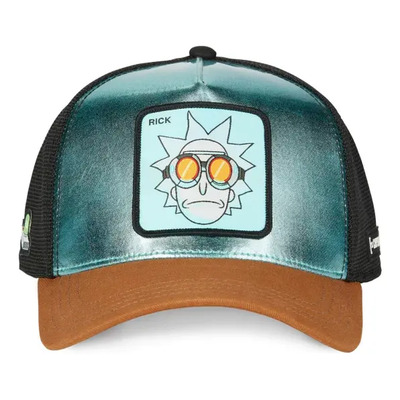 Gorra Capslab Rick And Morty Planteado Naranja Y Negro Único Liso | Envío gratis