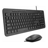 Paquete Combinado De Teclado Y Mouse Con Cable Usb Macally -