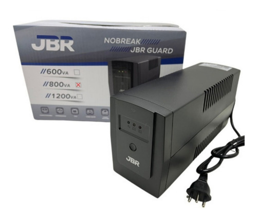 Nobreak Guard 800va 120v Preto 6 Tomada Ótimo P/ Cftv Alarme