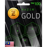 Cartão Razer Gold Malasia 100 Rm - Entrega Digital