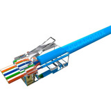 Conector Rj45 Cat5e Macho De Passagem Ez Crimp 100 Unidades