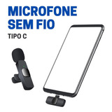 Microfone Para Celular Sem Fio Android Tipo C