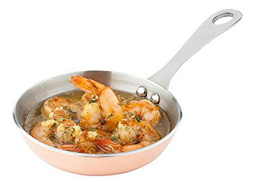 4 Inch Mini Frying Pan, 1 Round Egg Pan - With Handle, Stain