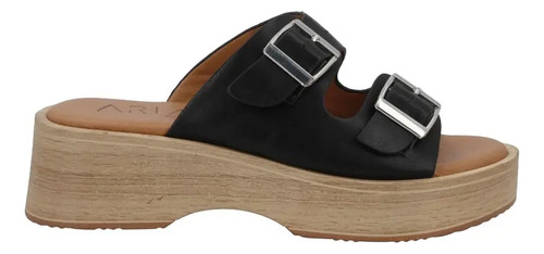 Zapatilla Mujer Aria By Eh! Calor Comodas Correa Hebillas