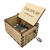 Caja Musical Coldplay Yellow