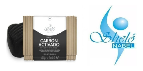Jabón De Carbón Activado Con Coco Organico Sheló Nabel 100g