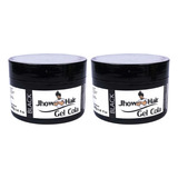 Gel Cola Jhow Hair 240g Black Extra Forte - Kit C/ 2un