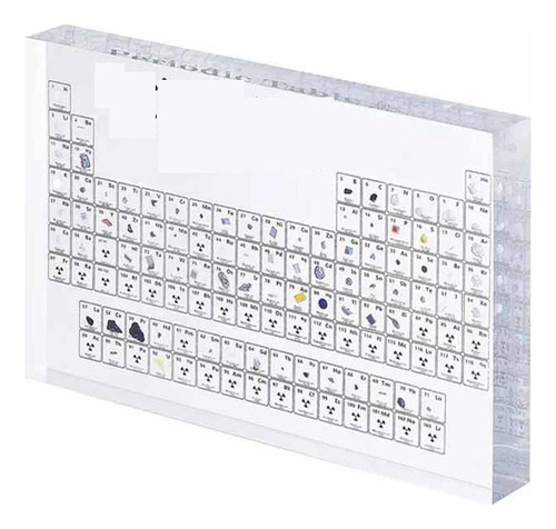Eleme Acrílico Eleme Visualización De La Tabla Periódica