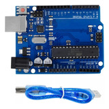 Tarjeta De Desarrollo Arduino Uno R3 Compatible + Cable Usb