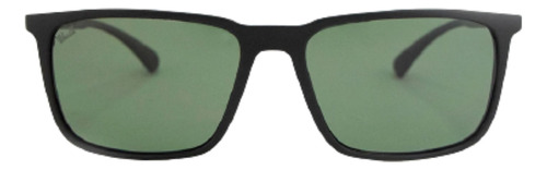 Lentes De Sol Vulk Veille Mblk/g15 Pol - Óptica Del Bosque Color De La Lente Verde Color Del Armazón Negro Mate Diseño Cuadrado