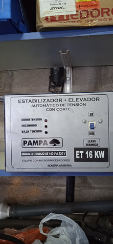 Estabilizador Elevador De Tensión Pampa Et 16 Kw