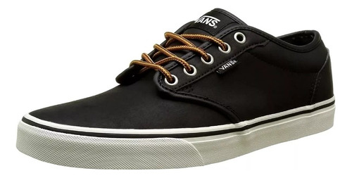 Tenis Vans Atwood Leather Black Marshmallow