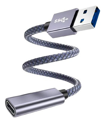 Adaptador Convertidor Usb Hembra A Usb Tipo C Macho Mac Win