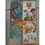 Lote 4 Fitas Vhs Disney Toy Story Robin Hood E Tigrão