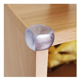 Esquineros Redondo Protección Bebe Mesas Muebles 4 Unidades Color Transparente