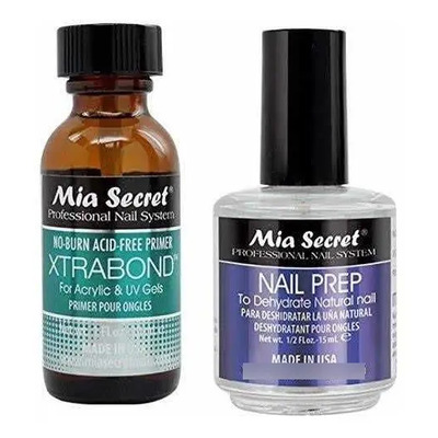 Paquete Deshidratador  1\u002F2oz Y Primer 1oz De Uñas Mia Secret | Envío gratis