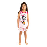 Pijama Minnie Caffarena Algodón Talla 4 Color Rosado 30784