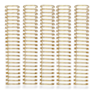 Arillo Metalico Paso 2:1 Dorado 1 1\u002F4  Encuadernacion 10pz | MercadoLibre