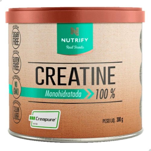 Creatina 100% Creapure Monohydratada 300g Nutrify