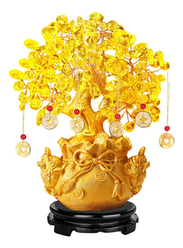 Árvore Do Dinheiro Planta De Cristal Para Interior Golden