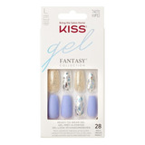 Uñas Glue-on Kiss Glam Fantasy -  Mirror Lilac