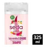  Shampoo Frutas Vermelhas E Gengibre Joias Da Natureza 325ml Seda