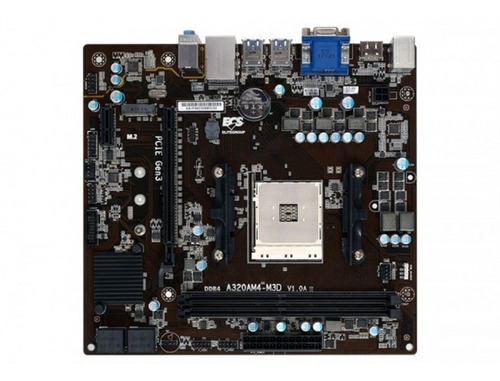 Mb Ecs A320amd S-am4 2xddr4 Req Tarj Video Micro Atx G Basic