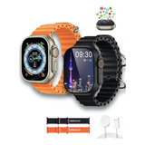 Smartwatch Lançamento Kit Ultra Serie 9 Película 2 Pulseiras