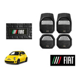 Tapetes 4 Pz Charola 3d Logo Fiat 500 Abarth 2012 A 2019